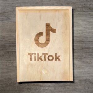 TikTok Wooden Box